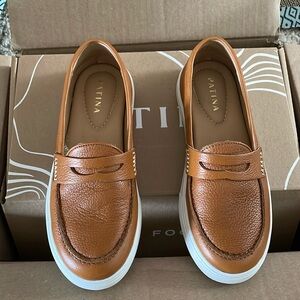 Portland leather boardwalk Penny loafers only worn around the house.